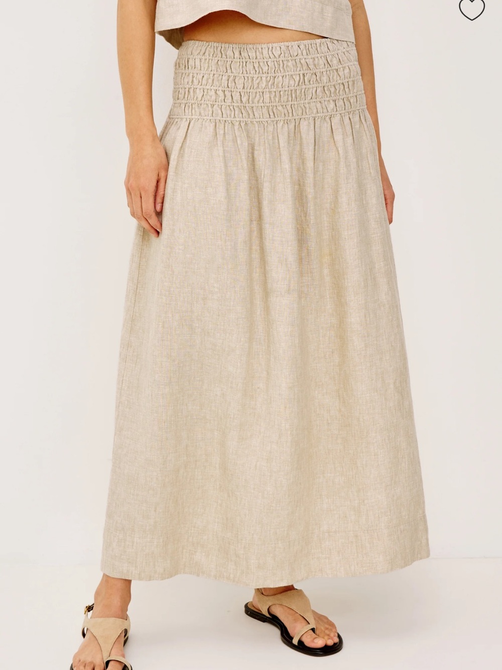 Rails Alessia Skirt Heathered Flax